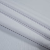White Stretch Woven Cotton Pique
