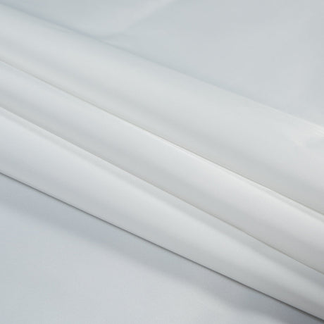 Water-Resistant Polyester Twill - White - Fisher Collection