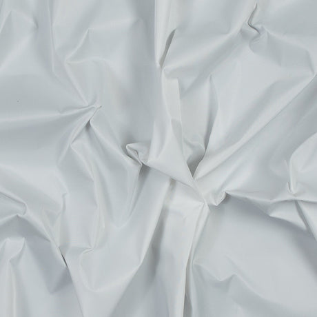 Water-Resistant Polyester Twill - White - Fisher Collection
