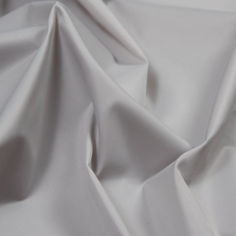Water-Resistant Polyester Twill - Light Gray - Fisher Collection