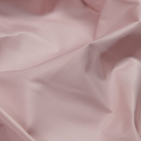 Water-Resistant Polyester Twill - Silver Pink - Fisher Collection