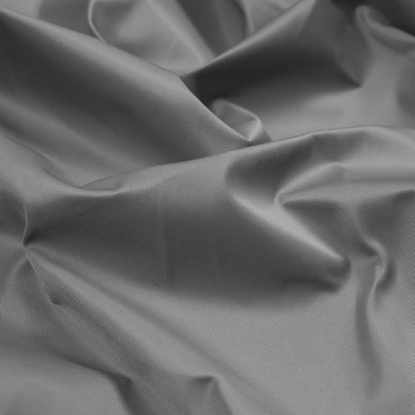 Water-Resistant Polyester Twill - Gray - Fisher Collection