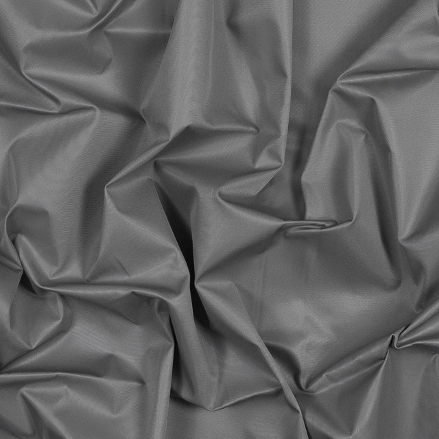 Water-Resistant Polyester Twill - Gray - Fisher Collection