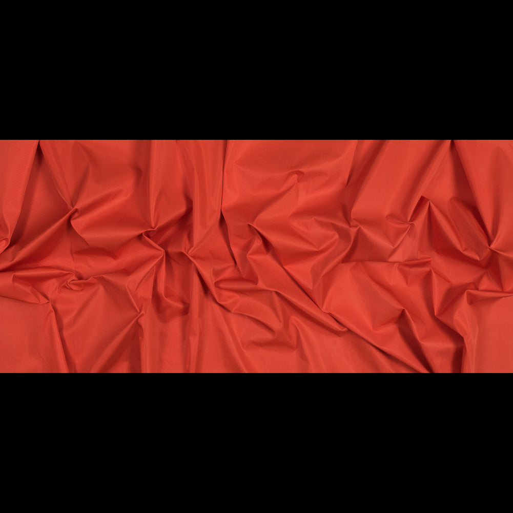 Water-Resistant Polyester Twill - Red Orange - Fisher Collection