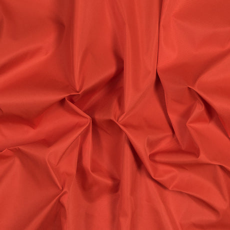 Water-Resistant Polyester Twill - Red Orange - Fisher Collection
