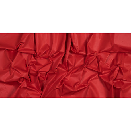 Water-Resistant Polyester Twill - Red - Fisher Collection