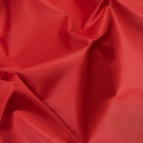 Water-Resistant Polyester Twill - Red - Fisher Collection