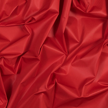 Water-Resistant Polyester Twill - Red - Fisher Collection
