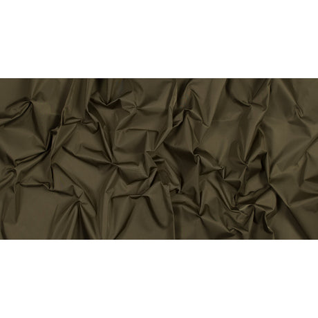 Water-Resistant Polyester Twill - Brown Olive - Fisher Collection