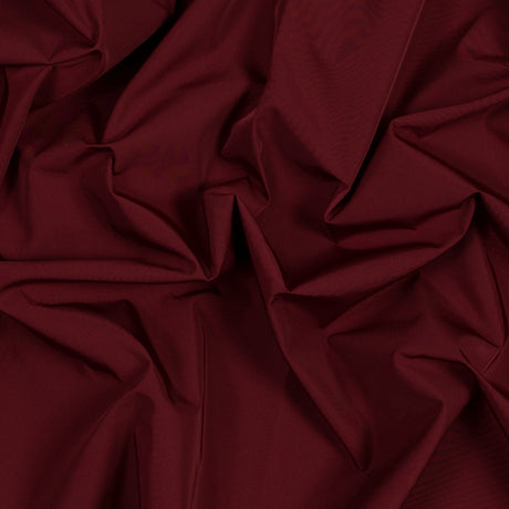 Water-Resistant Polyester Twill - Cranberry - Fisher Collection