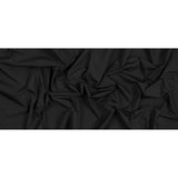 Water-Resistant Polyester Twill - Black - Fisher Collection