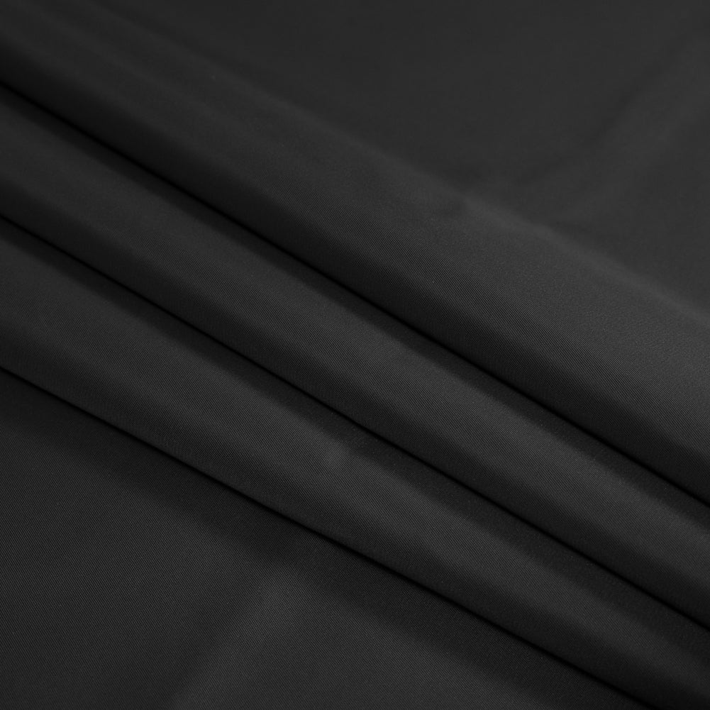 Water-Resistant Polyester Twill - Black - Fisher Collection