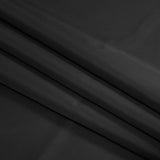 Water-Resistant Polyester Twill - Black - Fisher Collection