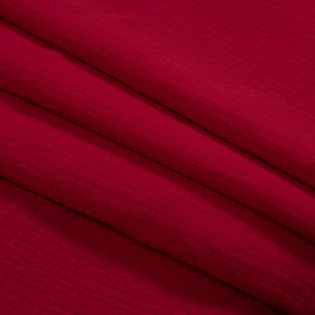 Double Cotton Gauze - True Red - Talamanca Collection
