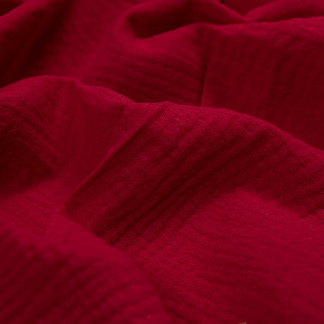 Double Cotton Gauze - True Red - Talamanca Collection