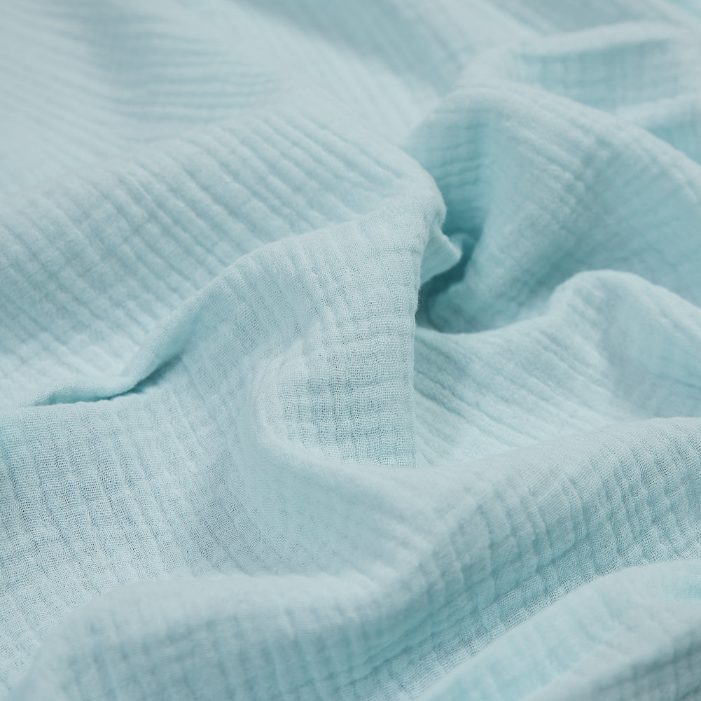 Double Cotton Gauze - Blue Glass - Talamanca Collection