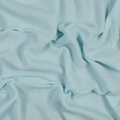 Double Cotton Gauze - Blue Glass - Talamanca Collection