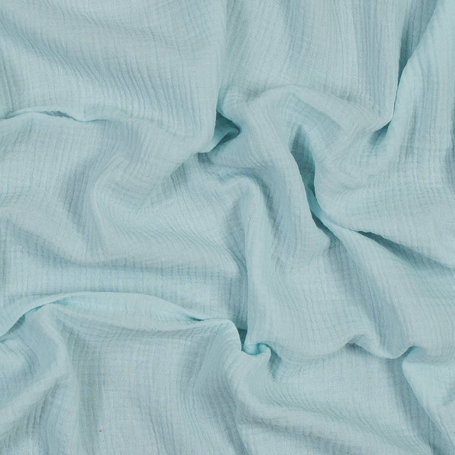 Double Cotton Gauze - Blue Glass - Talamanca Collection