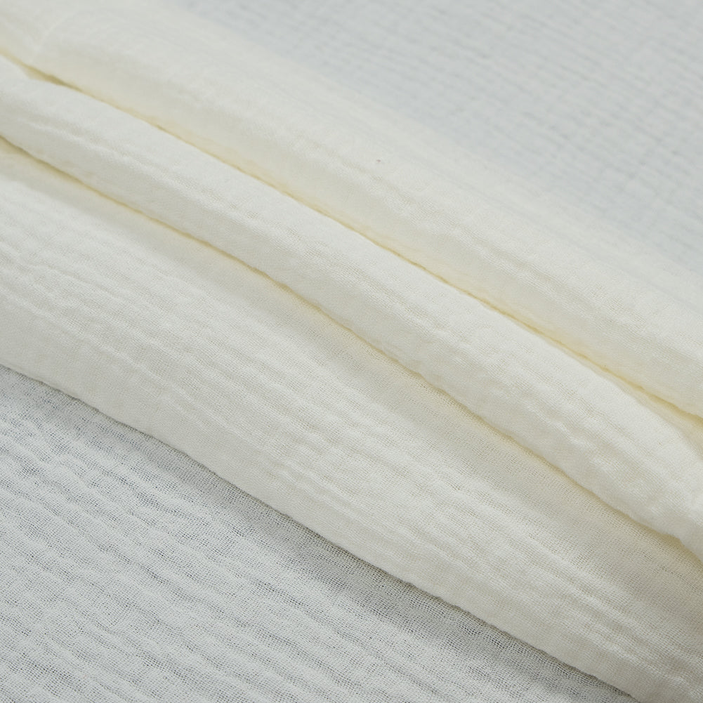 Double Cotton Gauze - Ivory - Talamanca Collection
