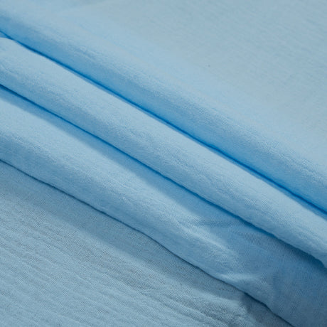 Double Cotton Gauze - Powder Blue - Talamanca Collection