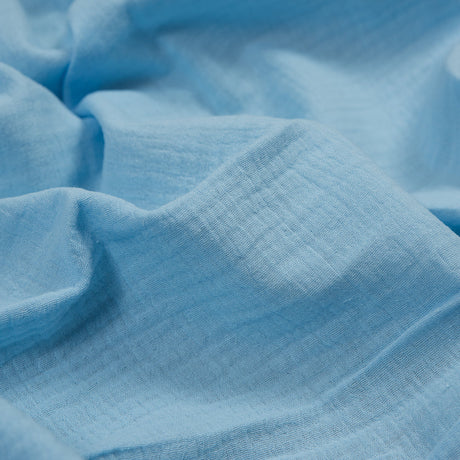 Double Cotton Gauze - Powder Blue - Talamanca Collection