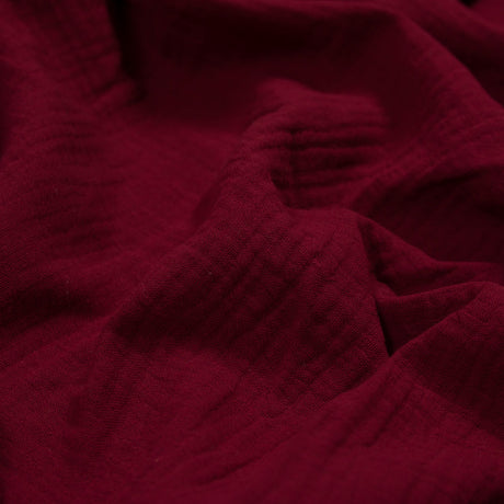 Double Cotton Gauze - Cranberry - Talamanca Collection