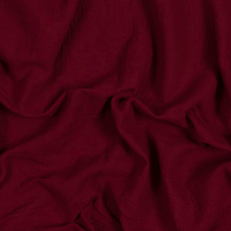 Double Cotton Gauze - Cranberry - Talamanca Collection