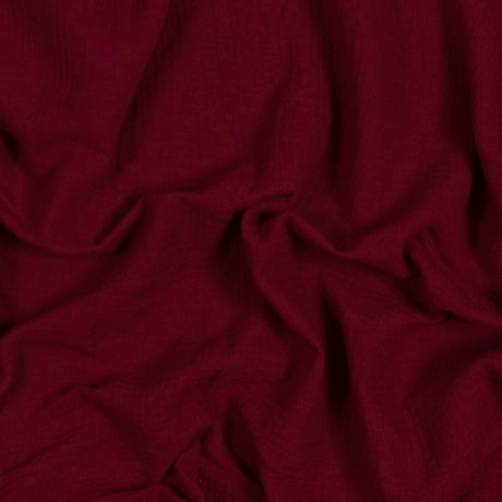 Double Cotton Gauze - Cranberry - Talamanca Collection