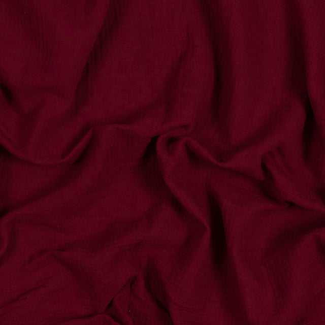 Double Cotton Gauze - Cranberry - Talamanca Collection