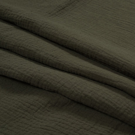 Double Cotton Gauze - Olive - Talamanca Collection