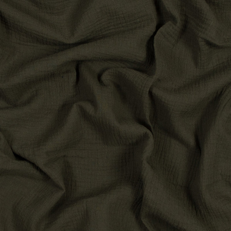 Double Cotton Gauze - Olive - Talamanca Collection