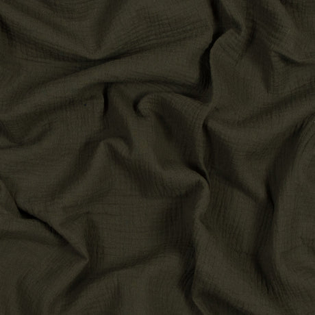 Double Cotton Gauze - Olive - Talamanca Collection