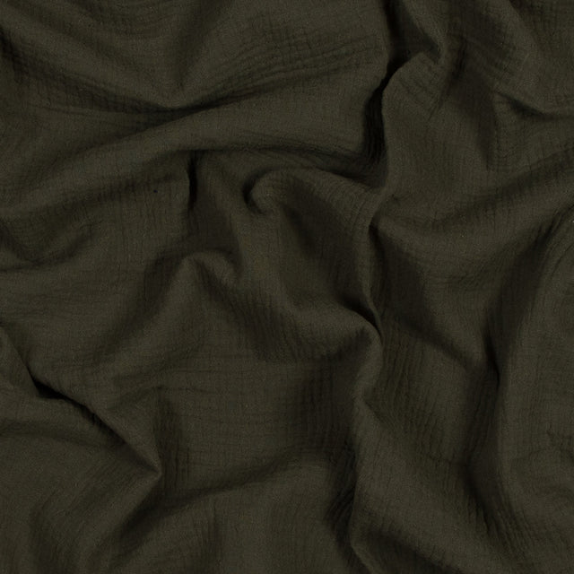 Double Cotton Gauze - Olive - Talamanca Collection