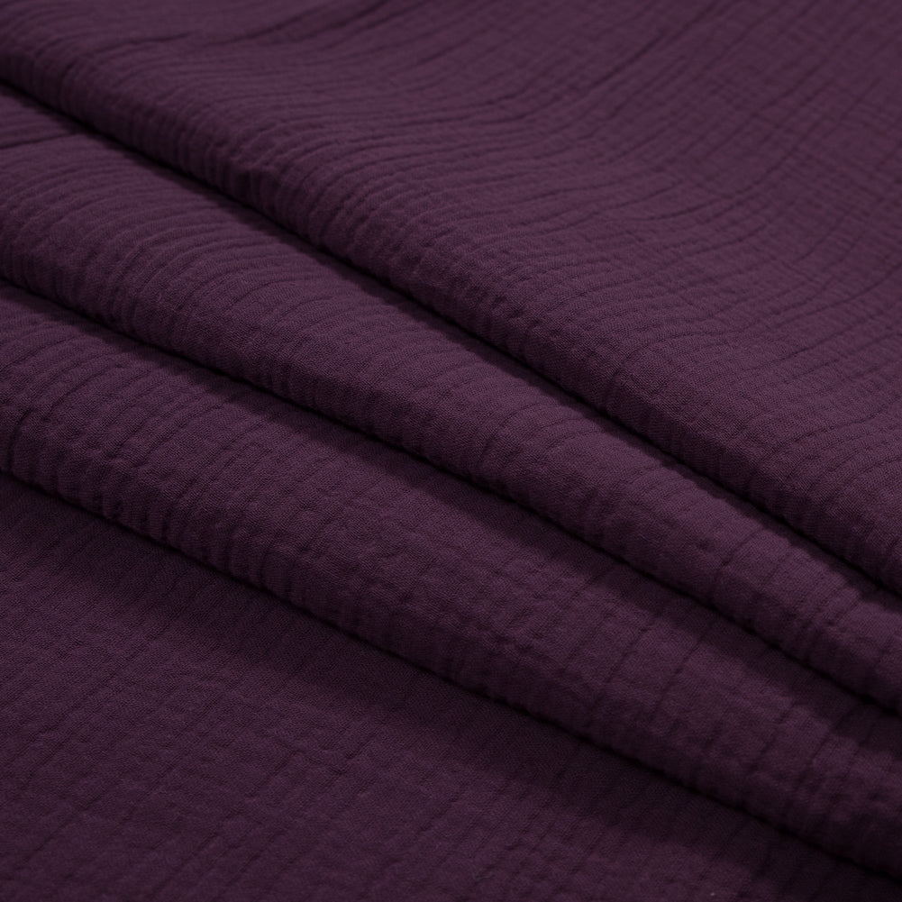 Double Cotton Gauze - Plum - Talamanca Collection