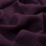 Double Cotton Gauze - Plum - Talamanca Collection