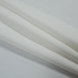 White Stretch Polyester 4-Ply Crepe