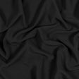 Black Stretch Polyester 4-Ply Crepe