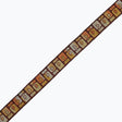 Orange and Rust German Jacquard Ribbon - 0.875"