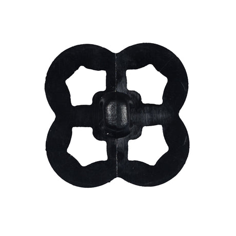 Italian Black Decorative Plastic Button - 44L/28mm