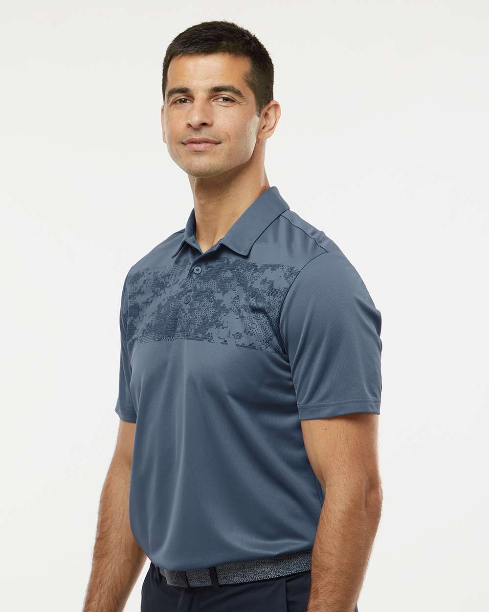 Adidas® Camo Chest Print Polo