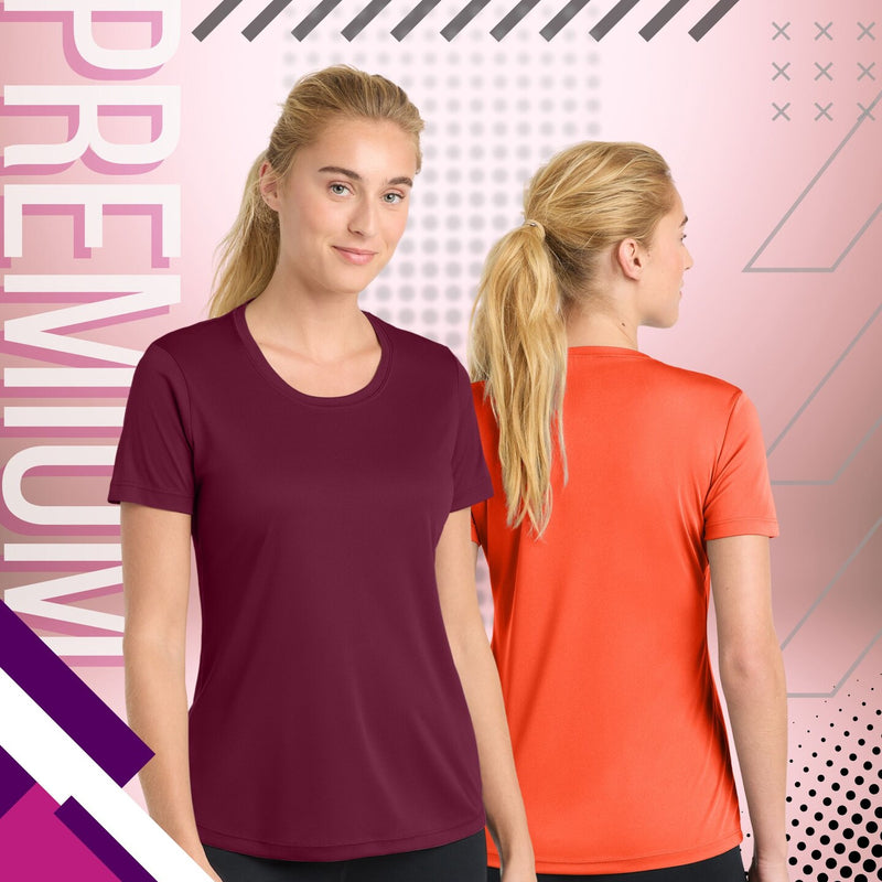 Sport-Tek Womens PosiCharge Competitor Tee Lightweight Moisture Wicking Athletic Shirt SPORT-TEK product