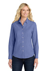 Port Authority® Women's SuperPro Oxford Shirt Wrinkle Resistant Stain Release Professional Top