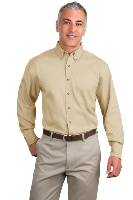Port Authority® Tall Long Sleeve Twill Shirt