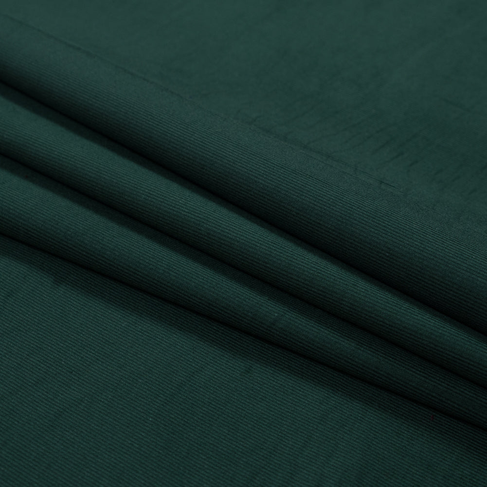 Featherwale Cotton Corduroy - Tartan Green - Dawn Collection