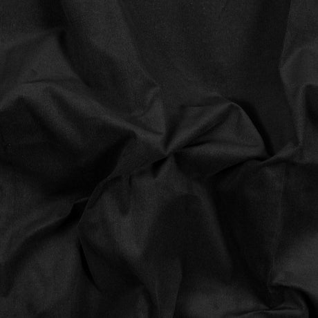 Featherwale Cotton Corduroy - Black - Dawn Collection