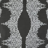 Embroidered Lace - Off-White Floral on Nude