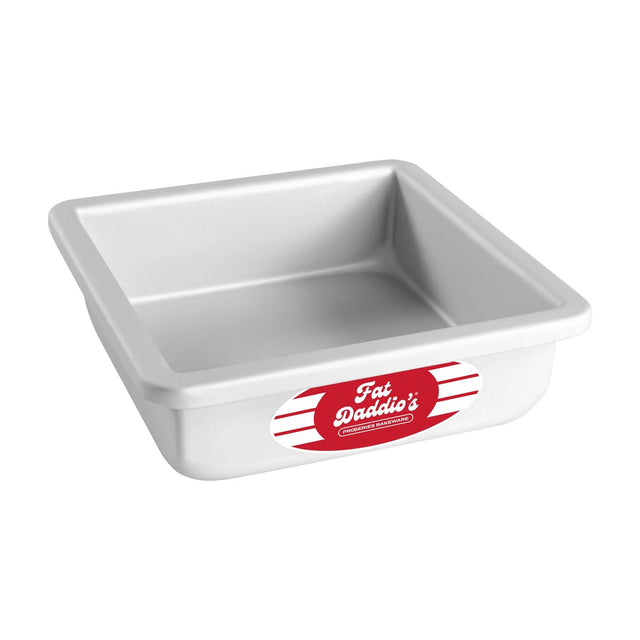 Fat Daddio's Anodized Aluminum Square Cake Pan, 6" x 6" x 2"