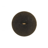 Italian Antique Gold Floral Metal Shank Back Button - 36L/23mm