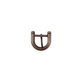 Copper Metal Buckle - 1" x 1"