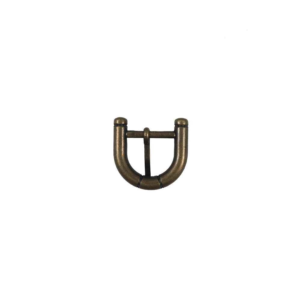 Old Gold Metal Buckle - 1" x 1"